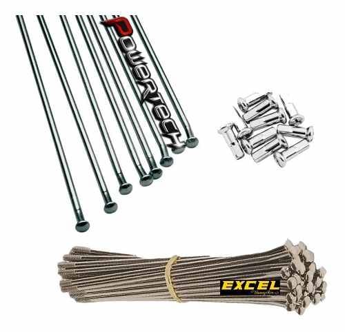 10 RAYOS Y NIPLES DELANTEROS 21 EXCEL KTM SX 125/525 03-17 -