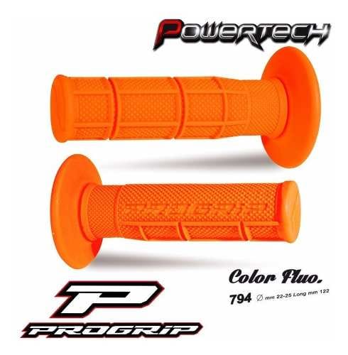 PUÑOS PROGRIP MOTOCROSS ENDURO NARANJA FLUO 794