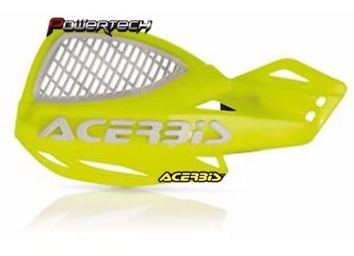 CUBRE MANOS ACERBIS MX UNIKO VENTED AMARILLO BLANCO FLUO