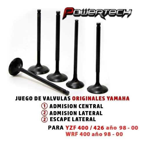 KIT 5 VALVULAS ORIGINAL YAMAHA YZF WRF 400 / 426 98 - 00