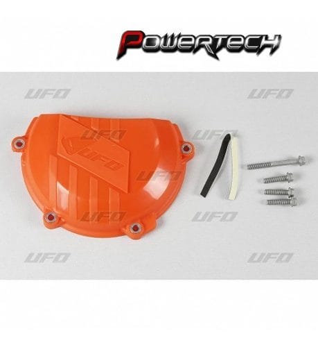 CUBRE PROTECTOR TAPA EMBRAGUE UFO KTM SXF EXC 450 16 - 17 - POWERTECH MOTOS