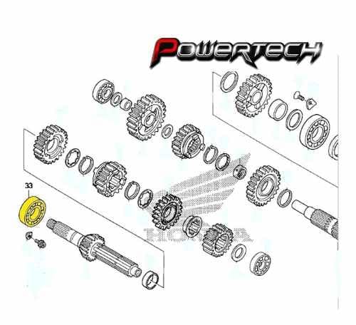 RODAMIENTO DE CAJA TRANSMISION HONDA CRF 250 250X / 22X47X14