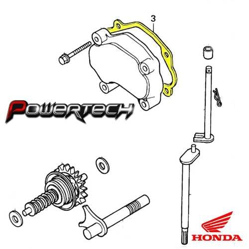 JUNTA TAPA SISTEMA VÁLVULAS ESCAPE HONDA CR 250 92 - 01 - PO