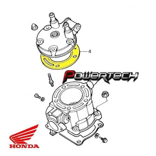 JUNTA TAPA DE CILINDRO HONDA CR 125 88 - 99 ORIGINAL
