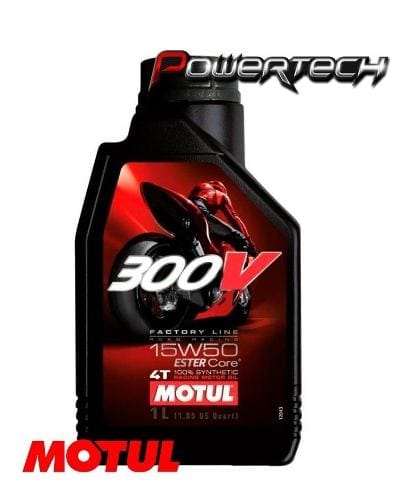 ACEITE LUBRI MOTUL 300V - 100% SINTÉTICO 15W50 - DOBLE ESTER