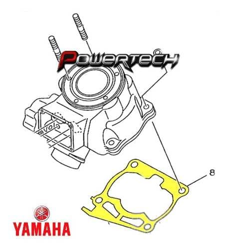 JUNTA BASE ORIGINAL YAMAHA YZ 125 98 - 04