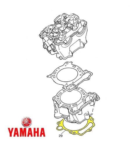 JUNTA BASE CILINDRO YAMAHA YZF 450 03 - 05 / ATV YFZ 450