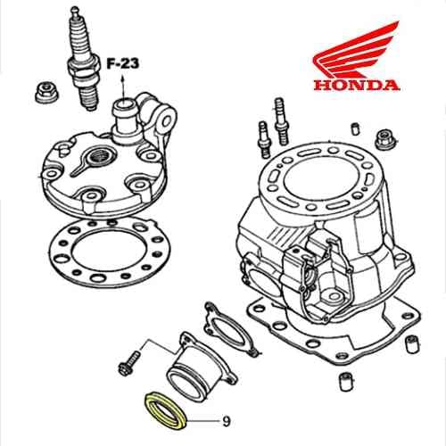 JUNTA ESCAPE VEJIGA ORIGINAL HONDA CR 250 02 - 04