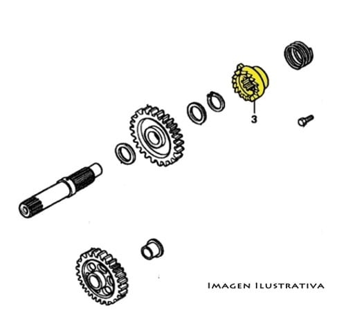 TRINQUETE SAFE TRABA ENGRANAJE DE PATADA CR 250 CRF 450 150