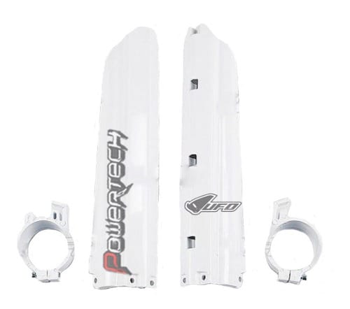 CUBRE BARRALES YAMAHA YZ 125 / 250 91 - 95 - BLANCO
