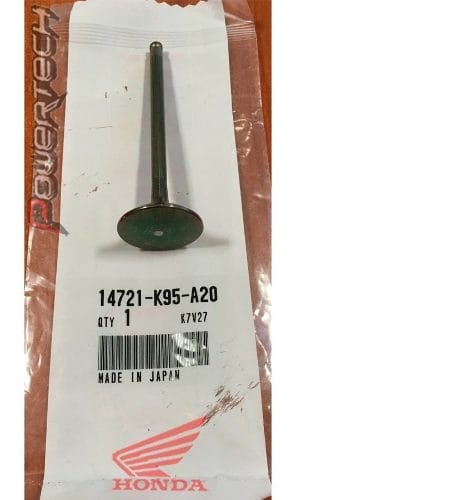 JUEGO 2 VALVULAS ESCAPE ORIGINAL HONDA CRF 250 18 - 20