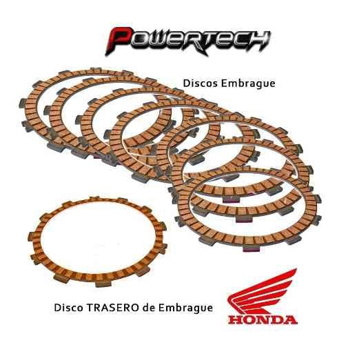KIT 8 DISCOS EMBRAGUE HONDA CR 250 / CRF 450 02-18 / CUOTAS
