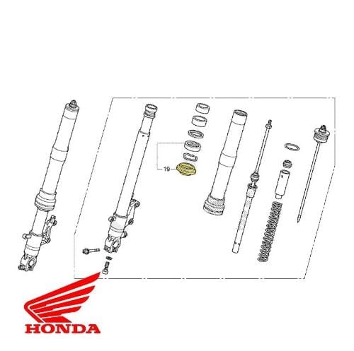2 KIT RETENES SUSPENSION DELANTERA HONDA XR 650 L 93-18