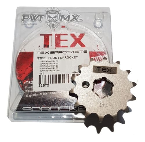 PIÑON TEX KAWASAKI KX 60 / 65 / 85 / 100