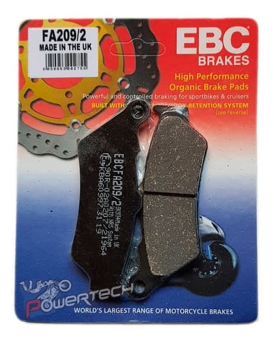 PASTILLA DE FRENO DELANTERO BMW F 650 700 800 GS EBC FA209/2