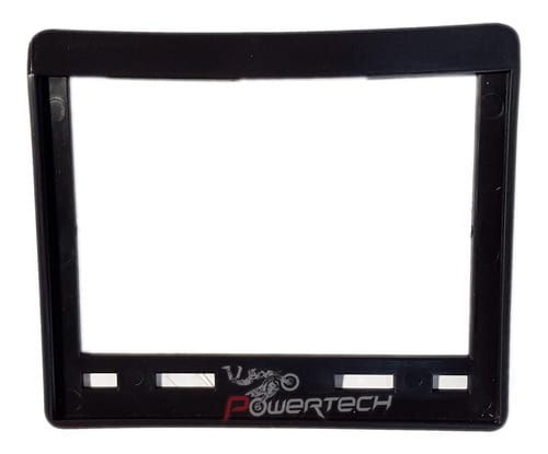 SOPORTE PORTA PATENTE PLASTICO MOTO NEGRO