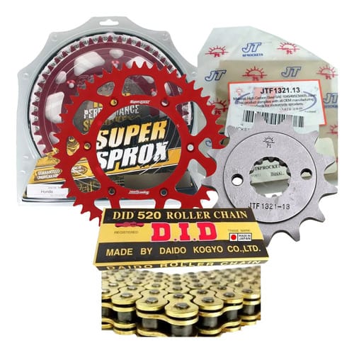 KIT TRANSMISION CADENA CORONA PIÑON HONDA TORNADO XR 250