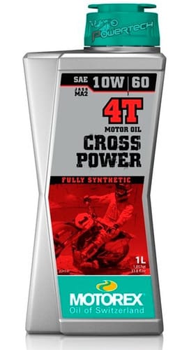 ACEITE MOTOR MOTOREX 4T CROSS POWER 10W60 FULL SINTETICO KTM