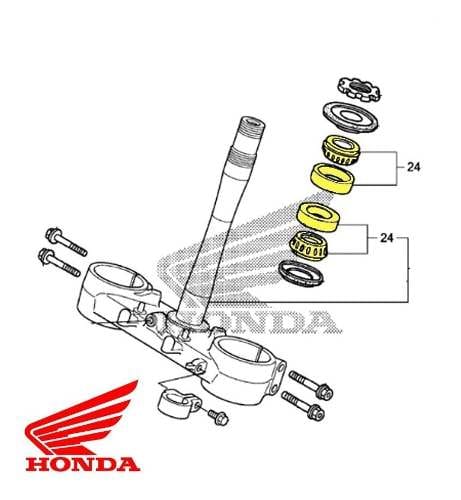 RODAMIENTO SUPERIOR CRISTOS HOND CRF 250 10 - 17 450 09 - 16